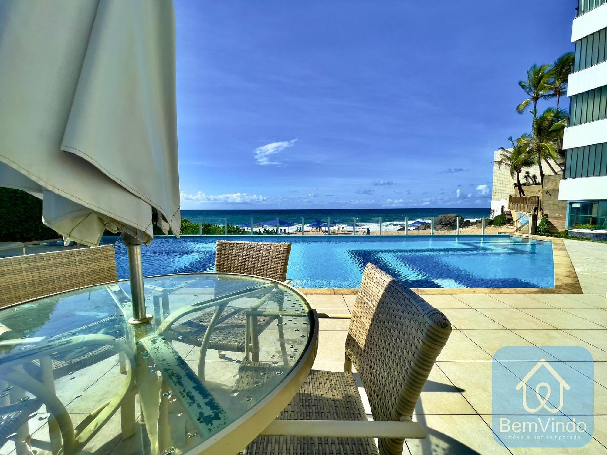 Apartamento Completo Com Vista Mar E Pe Na Areia Salvador de Bahía Exterior foto