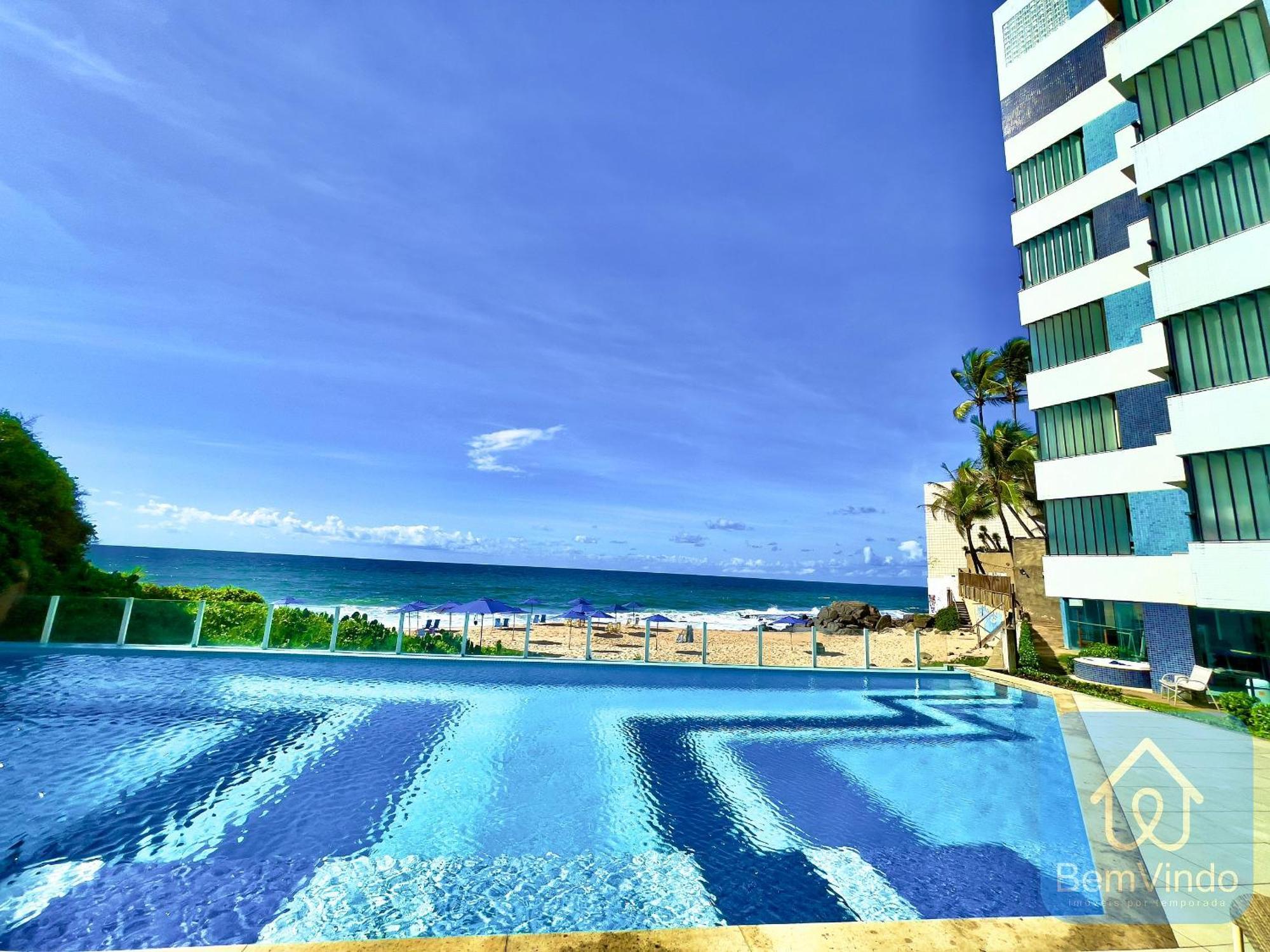 Apartamento Completo Com Vista Mar E Pe Na Areia Salvador de Bahía Exterior foto