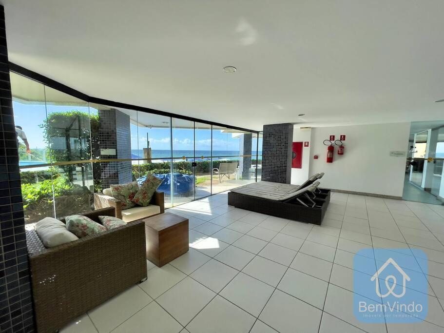 Apartamento Completo Com Vista Mar E Pe Na Areia Salvador de Bahía Exterior foto